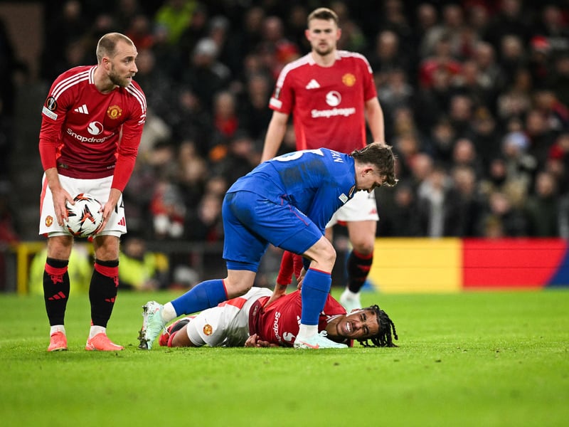 Such an intelligent user of the football. Full of nice passes and it was his corner that was punched into his own net by Jack Butland. Came off for Kobbie Mainoo. 7