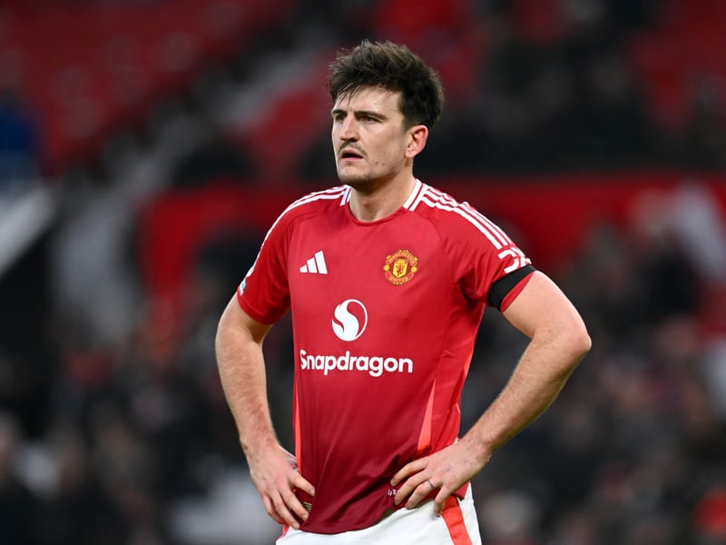 Harry Maguire (above, 4) came on at the break and missed a sitter with a diving header and then misjudged the ball for Rangers' leveller. A disastrous contribution. Tyrell Malacia (5) was introduced not long afterwards. Manuel Ugarte (3) nearly scored, Kobbie Mainoo (3) was anonymous and Rasmus Hojland (n/a) did not see a chance.
