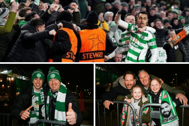 Here are the best fan photos from Celtic's win over Young Boys in the Champions League. Cr: SNS Group.