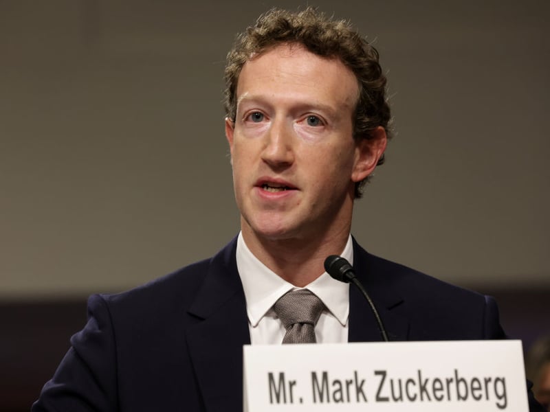 Another billionaire with a prime seat at President Trump's inauguration was Mark Zuckerberg. The founder of Facebook (at the age of just 19) is worth an estimated $219.9 billion - making him the fourth richest person on the planet.