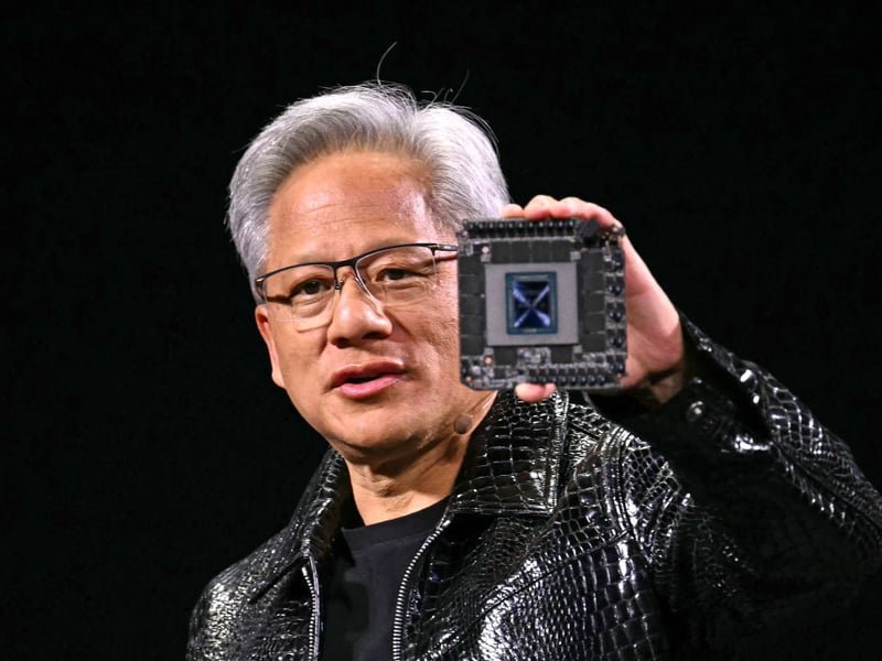Completing our list is Taiwanese tycoon Jensen Huang, who is the president and co-founder of Nvidia, the world's largest semiconductor company. He's worth $128.4 billion and rising, as he's likely to benefit massivley from the boom in AI technology.