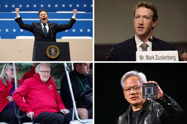 Four of the world's richest men.