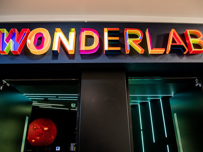 The Wonderlab gallery is designed for all ages, with exhibits that engage visitors in exploring the wonders of light, sound, space, and digital technologies. It features interactive installations and exhibits that allow visitors to experiment with concepts in a fun and educational way, making complex scientific ideas more accessible.