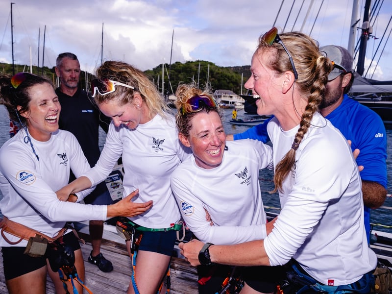 The all-female Royal Navy team finished 3nd in the Women's Class and 19th overall, crossing the finish line at English Harbour in Antigua to complete a gruelling 3,000-mile rowing race. The crew of four, Izzy Rawlinson, Ali Aindow, Nicola Hall and Aaby Aldridge completed the race in 46 days, 12 hours, and 26 minutes.