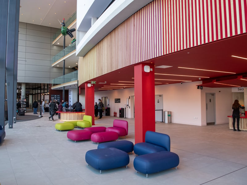 The brand new foyer.