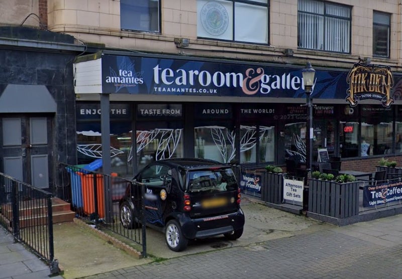 Albert Road, Blackpool, FY1 4PW | 4.8 out of 5 (68 Google reviews) | "The best tea room I've been to. Lots of different teas and drinks. Good food and cakes. Afternoon tea was nice."