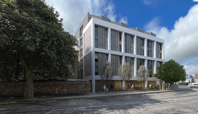 This 80 bed student residence in Gorgie is currently going through planning.