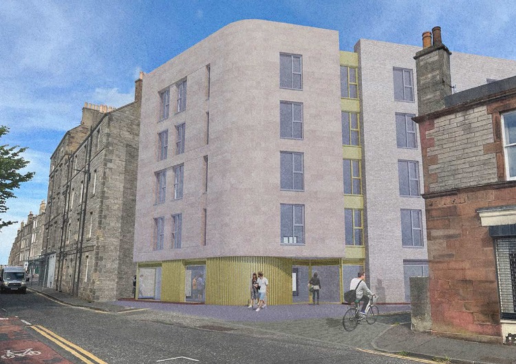 Plans to create nine residential homes at this site in the Canonmills area have been approved, but an associated application for a 142 bed student residence has been rejected. It is not known if the developers will appeal the decision.