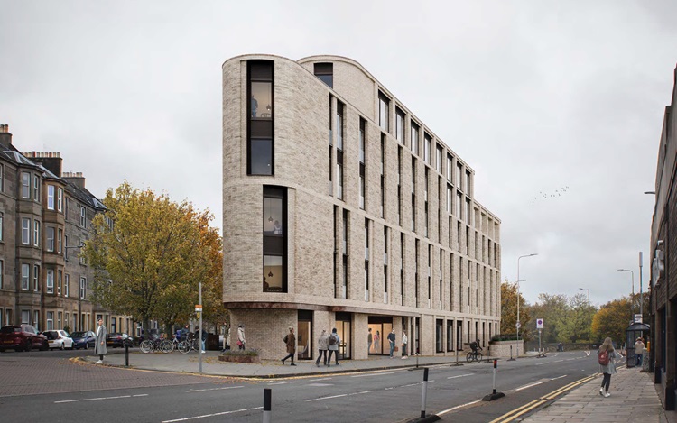This development at Fountainbridge to build a 206 bed student residence and a commercial/community unit has been approved by planning chiefs.