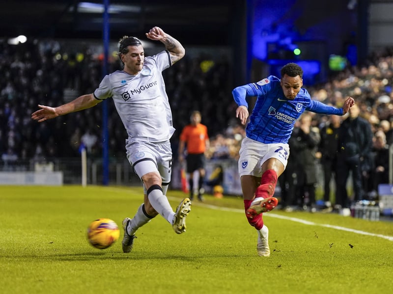 Pompey v Millwall match action