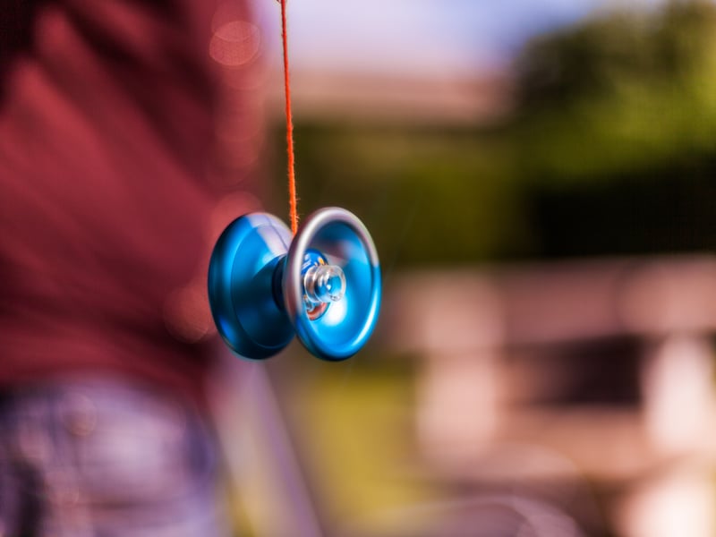 Yoyos have seemingly been around forever, but every now and then they come back into fashion for a while. The late 90s and early 2000s both saw spikes in popularity, coupled with bans at some schools. These were primarily for safety reasons, especially as children started doing tricks which saw them fired off in all directions. However in 2003, a new type of yoyo (described as a squidgy ball of liquid with plastic attached to it, was banned in the whole Middlesbrough Borough Council area after two girls got them wrapped around their necks.