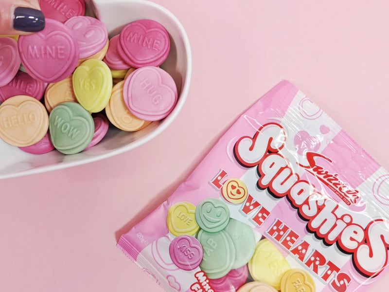 In celebration of the most romantic day of the year - Valentine’s Day, beloved confectionary company Swizzels has launched a Love Hearts version of its popular Squashies sweets. The sweets are designed to look like the original Love Hearts sweets, but with a soft texture. 