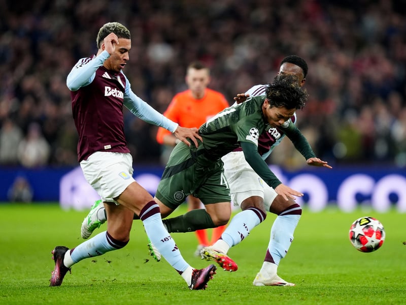 Looked a touch overawed to begin with but grew into the game, playing a major part in Celtic's revival. Came very close to a goal with a long-range effort. 7