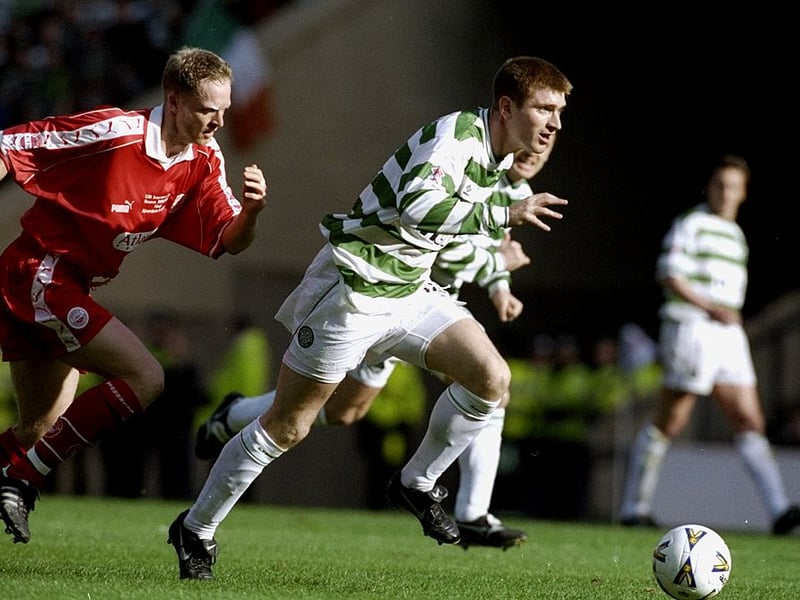The Gateshead-born striker had quite the nomadic career, but found success at both Celtic and Aston Villa. Was part of Villa's EFL League Cup winning side in 1996, before departing the Midlands in order to complete a £2.4million move to Celtic. Johnson won every domestic trophy during his time in Glasgow.