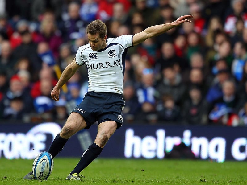 The first of three Scottish entries on this list - and one of only seven players to have scored more than 300 points in the Six Nations - is Chris Paterson. He has a total of 403.