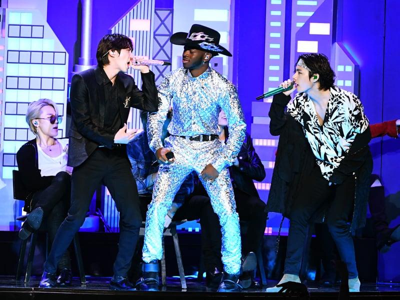 ... and once again BTS dominated the post-GRAMMY viewing on YouTube, with their performance of Old Town Road with Lil Nas X earning 81,416,495 after their 2020 set.