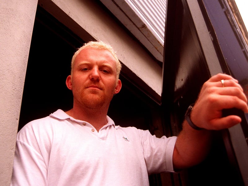 Pictured at the Arches Nightclub, on Walker Street, Sheffield, in 1997, is the promoter Dean Longden