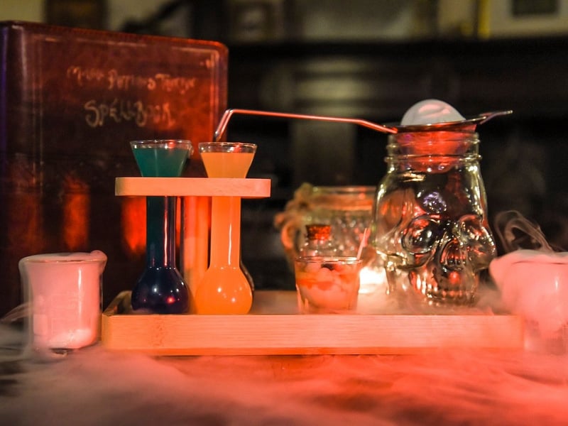 Department of Magic in Edinburgh has a 5* rating from 1,808 reviews. A TripAdvisor reviewer said: “Such a fun experience! The bar feels like a small underground tavern. The cocktails were delicious and making them up was sooo much fun. We enjoyed every minute. Staff were so nice and friendly.”