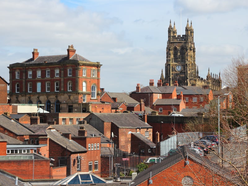 Stockport saw a 9.1% wage increase, rising from £16.83 to £18.35. With ongoing investment in business development and its strong links to Manchester, the town continues to see steady economic growth.