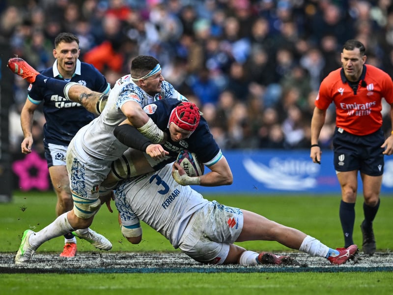 The only member of the Scotland front five to go the full 80 minutes, Gilchrist was strong in the lineout and a cool head during the early second-half wobble. 6