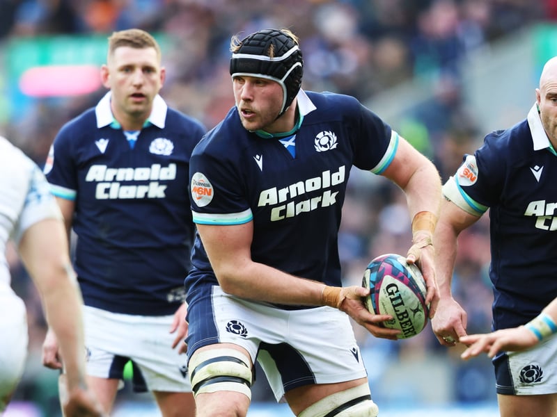 Playing his first game since mid-December but stepped up to the Test-match pace. Another who was ending a long international exile, this was Gray’s first Scotland game since the 2023 Six Nations following a long injury lay-off. A welcome return for the experienced lock. 6
