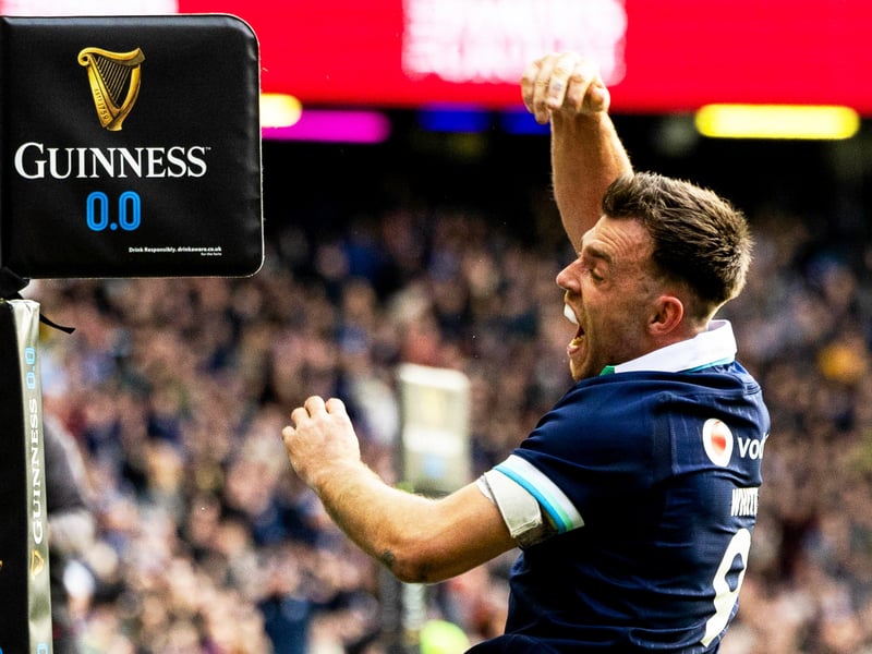 Marked his 25th cap with his fifth Scotland try and was quick to thank Cherry for the assist. Offered his usual slick service. 7
