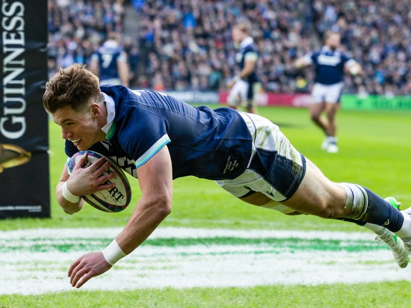 Scotland’s hat-trick hero took his international try tally to 22 in 54 Tests. Ran great support lines to be the man on the spot as van der Merwe and Darcy Graham played him in for his first two scores. The third try was the best of the bunch as he stepped inside then used his strength to reach for the line despite the attentions of three Italy defenders. 9