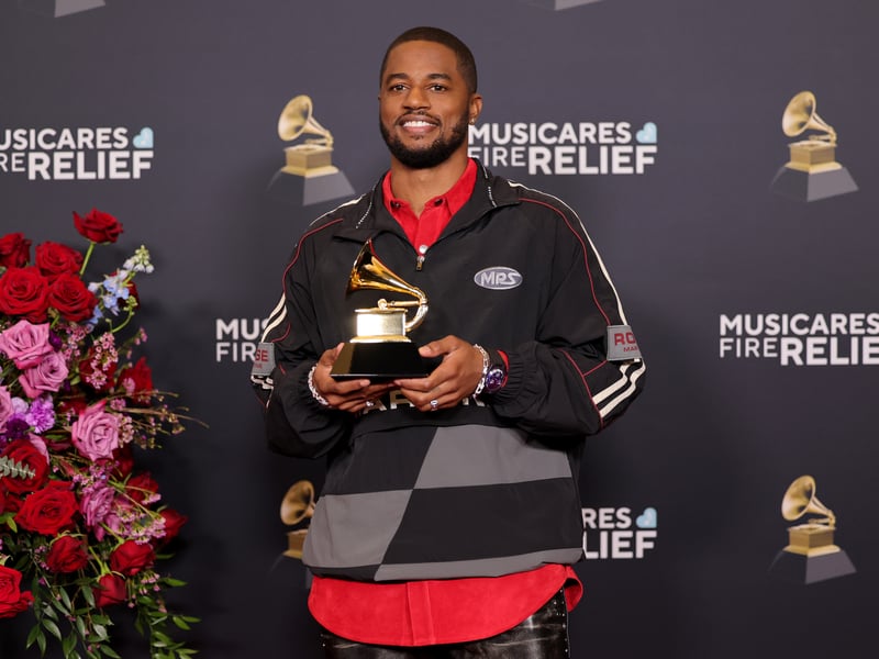 Dave Free with the award for Best Music Video for "Not Like Us" by Kendrick Lamar. 
