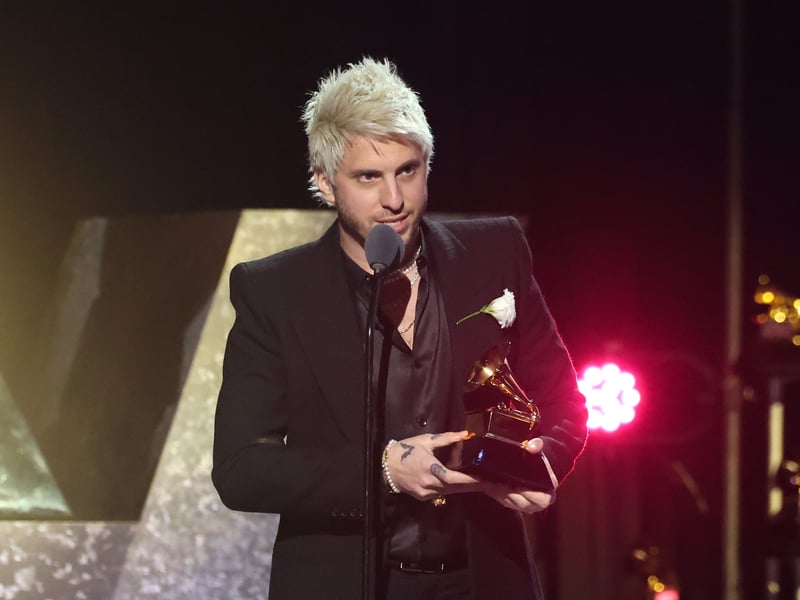Andrew Watt accepts the Best Rock Album award on behalf of The Rolling Stones onstage during the 67th GRAMMY Awards Premiere Ceremony.
