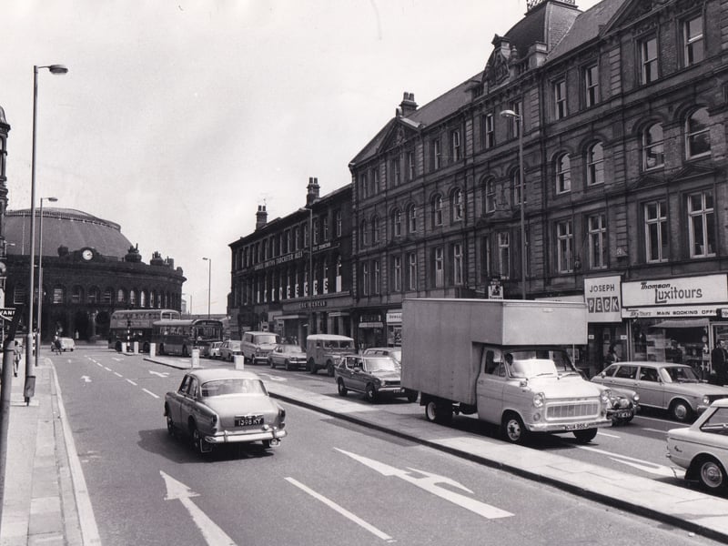A busy Duncan Street pictured in July 1972.