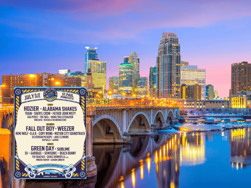 Prince's hometown offers 200 concerts and 17 venues per 100,000 people, along with 15 nearby festivals such as the lively Minnesota Yacht Festival. The city’s unique flair is immortalized in 22,000 song lyrics.