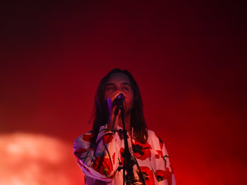 Australian singer and songwriter Kevin Parker known as "Tame Impala". 