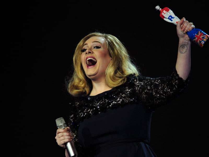 After winning Album of the Year for 21, Adele's acceptance speech was abruptly cut off to make way for Blurβs performance. Frustrated, she flipped the middle finger to the camera, which caused a media stir. Adele later clarified it wasnβt directed at fans but at the show producers.