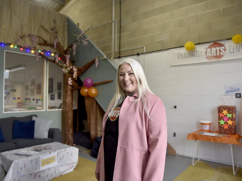 Excited to be up and running having previously been awarded a vacant shop scheme grant, she couldn't find a unit that worked before looking at Basepoint. Picture: Sarah Standing (300125-9060)