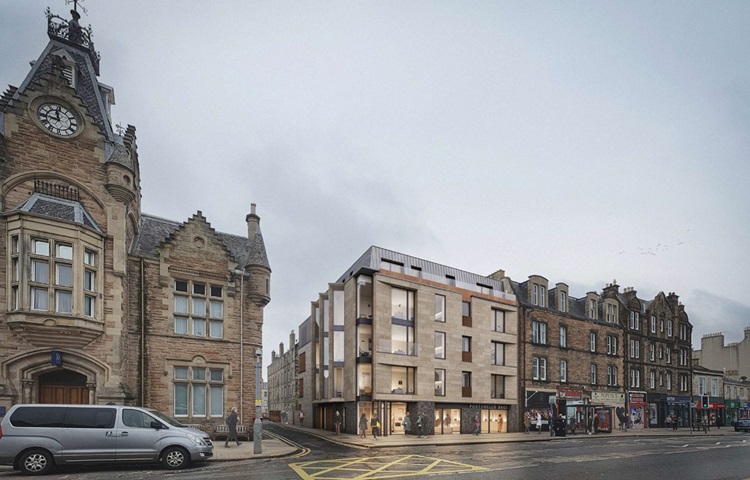 Planning permission has been approved to create these 11 homes and a ground floor commercial unit on Portobello High Street.