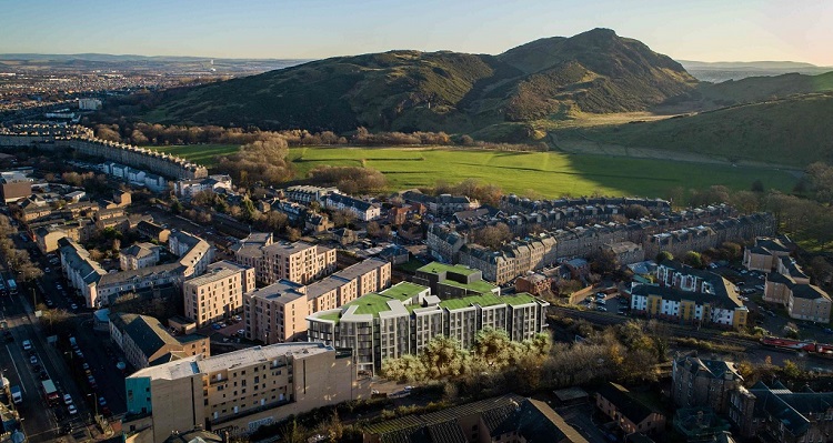 This £59 million project in Abbeyhill is due to be completed by September 2025. It will create 66 homes alongside a 298 student residence.
