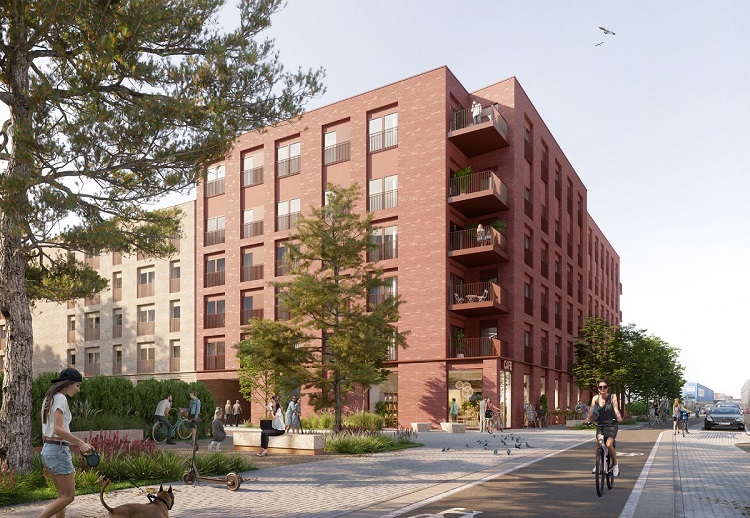 Yet another development in the Salamander Street area of Leith, this one has also been approved and will build 282 homes and two commercial units.