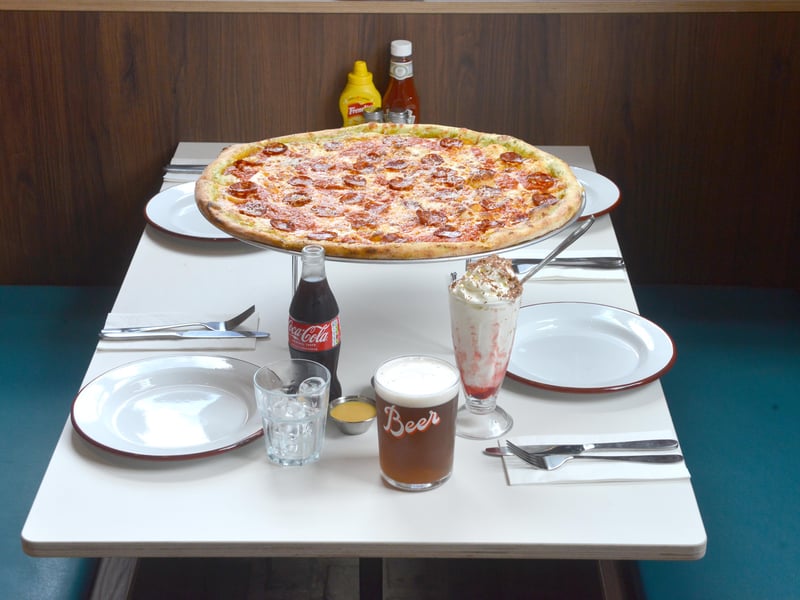 One of the best-designed pizza places in the area, I Scream for Pizza is housed in the old horse hospital in Sheepfolds Stables. It mixes the original features of the building with a retro Americana theme. Order pizzas whole to share or by the slice. There's also a range of American sides and soft serve ice cream.