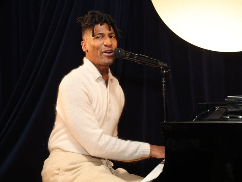 Musician and composer Jon Batiste will take the field to perform the American National Anthem.