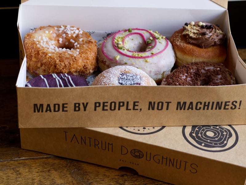With three locations across the city, it's fair to say that Tantrum Doughnuts has made its mark with their creative handmade treats- finished with our own home made signature jams, custards and toppings.
