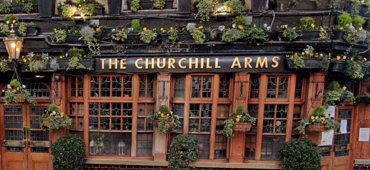 The Churchill Arms has a 4.5* rating from 7,412 reviews.