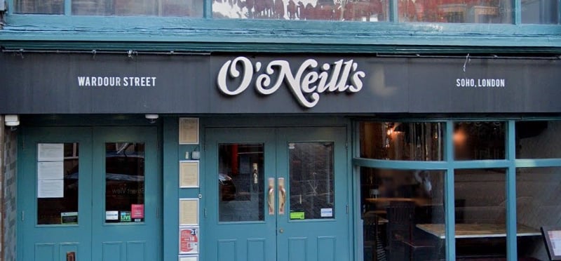O’Neill’s Wardour Street has a 4.3* rating from 7,885 reviews.