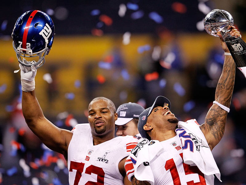 One of three teams to have won four Super Bowls, the Giants last won silverware in 2012. They were always crowned NFL champions in 1987, 1991 and 2008.
