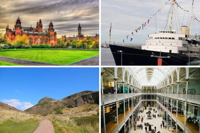 Some of Scotland's most popular tourist attractions.