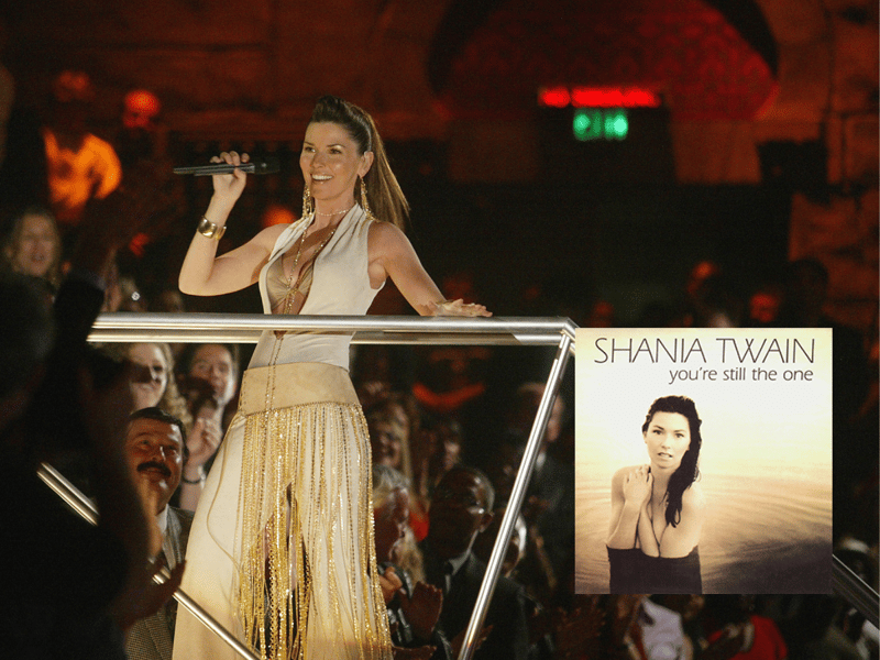 "This song is all about love that endures despite the odds. With lyrics like "Looks like we made it, look how far we've come, my baby," it’s a perfect choice for couples who have been through challenges but stayed together. Shania Twain’s heartfelt delivery makes it both uplifting and deeply romantic."