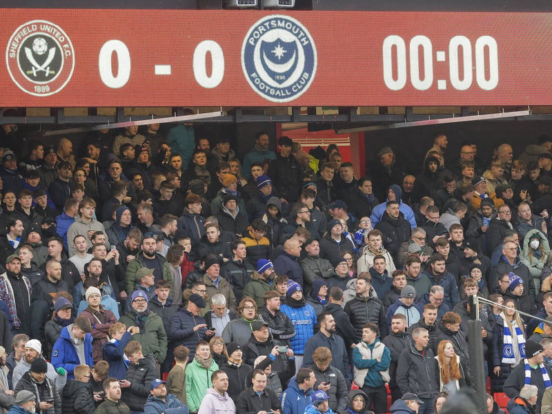 2,514 supporters travelled to Bramall Lane in February after draws to Norwich and Burnley.