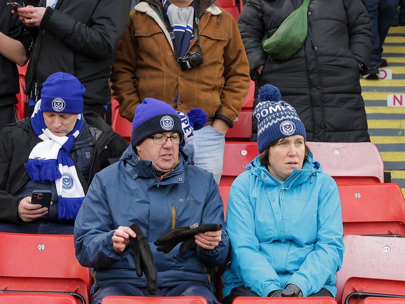 There were 2,514 Pompey fans at Sheffield United, as they backed their team in the 2-1 loss against the promotion chasers.