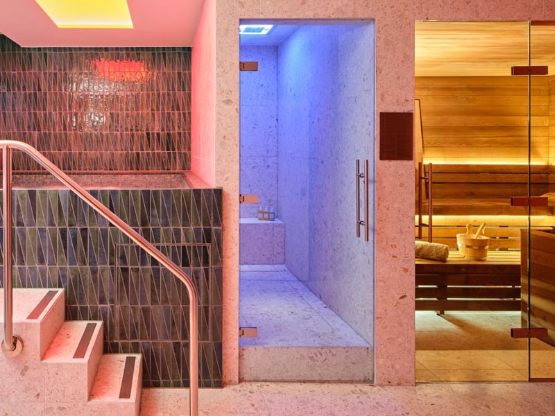 Located on the 5th floor of W Edinburgh, the AWAY Spa is an oasis of calm in the city. Revitalise with one of the delightful signature treatments or revive your spirit in five distinct element treatment rooms. The spa features a quartz sand table, meditative waterbed and an Elements Spa Suite, with a wide range of treatments from Comfort Zone, Ishga and HydraFacial.