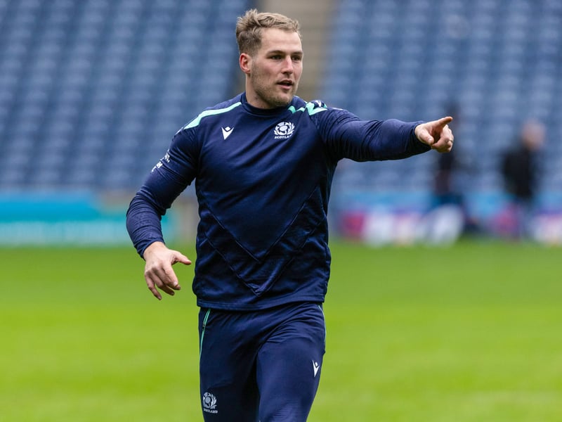 Sent to the sin bin on 14 minutes for tackling Calvin Nash without the ball. A soft penalty and yellow card but he clearly put hands on the Irish winger. Returned to score Scotland's first try right on half time, finishing skilfully and acrobatically right in the corner. 6