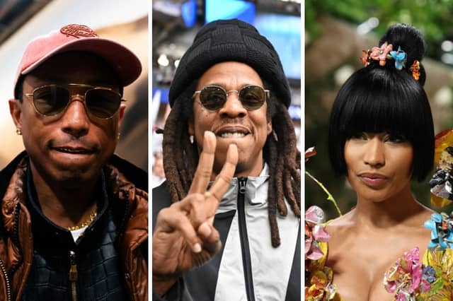 Three of the world's richest rappers.